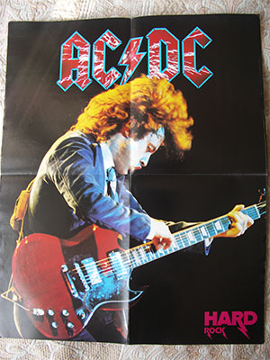 редкие плакаты AC / DC