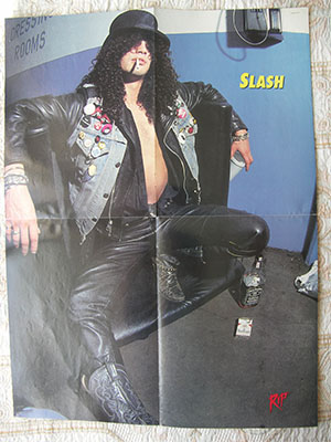 плакат Guns n Roses and Slash poster постер