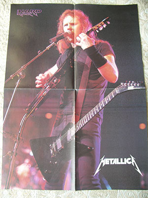 плакат Metallica James Hetfield 2 poster постер