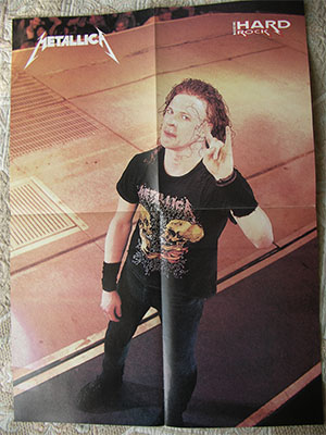 плакат Metallica Jason Newsted poster постер