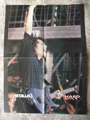 плакат Metallica Kirk Hammett poster постер