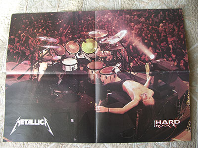 плакат Metallica Lars Ulrich 2 poster постер