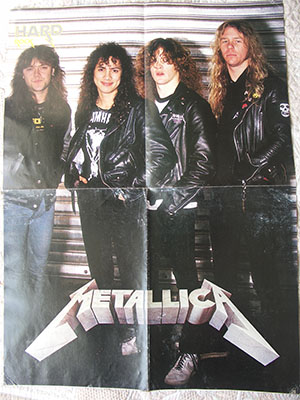 редкие плакаты группы Metallica
