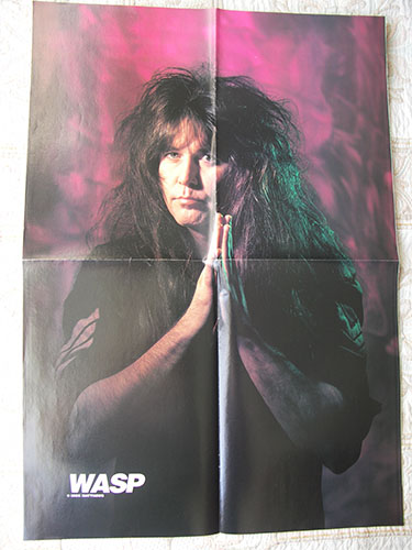 w.a.s.p. плакат новый 1992 года