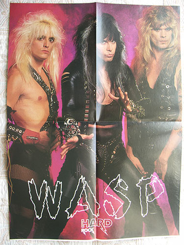 w.a.s.p. poster 1989