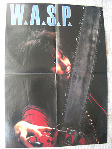 новый плакат w.a.s.p. 1988 года